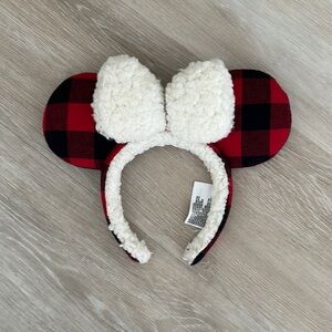 Buffalo Plaid Minnie Ears.